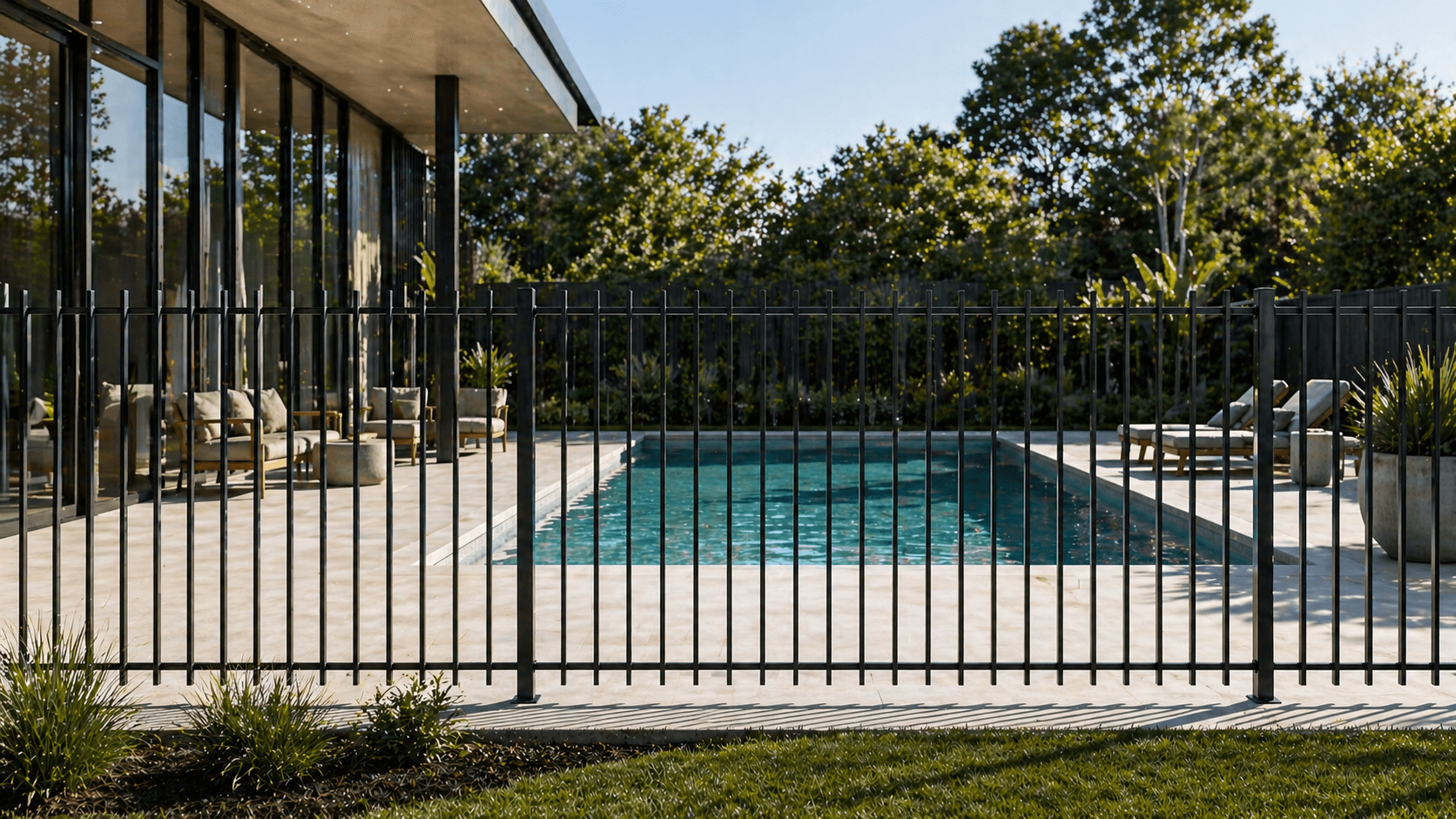 Metal Pool Fencing