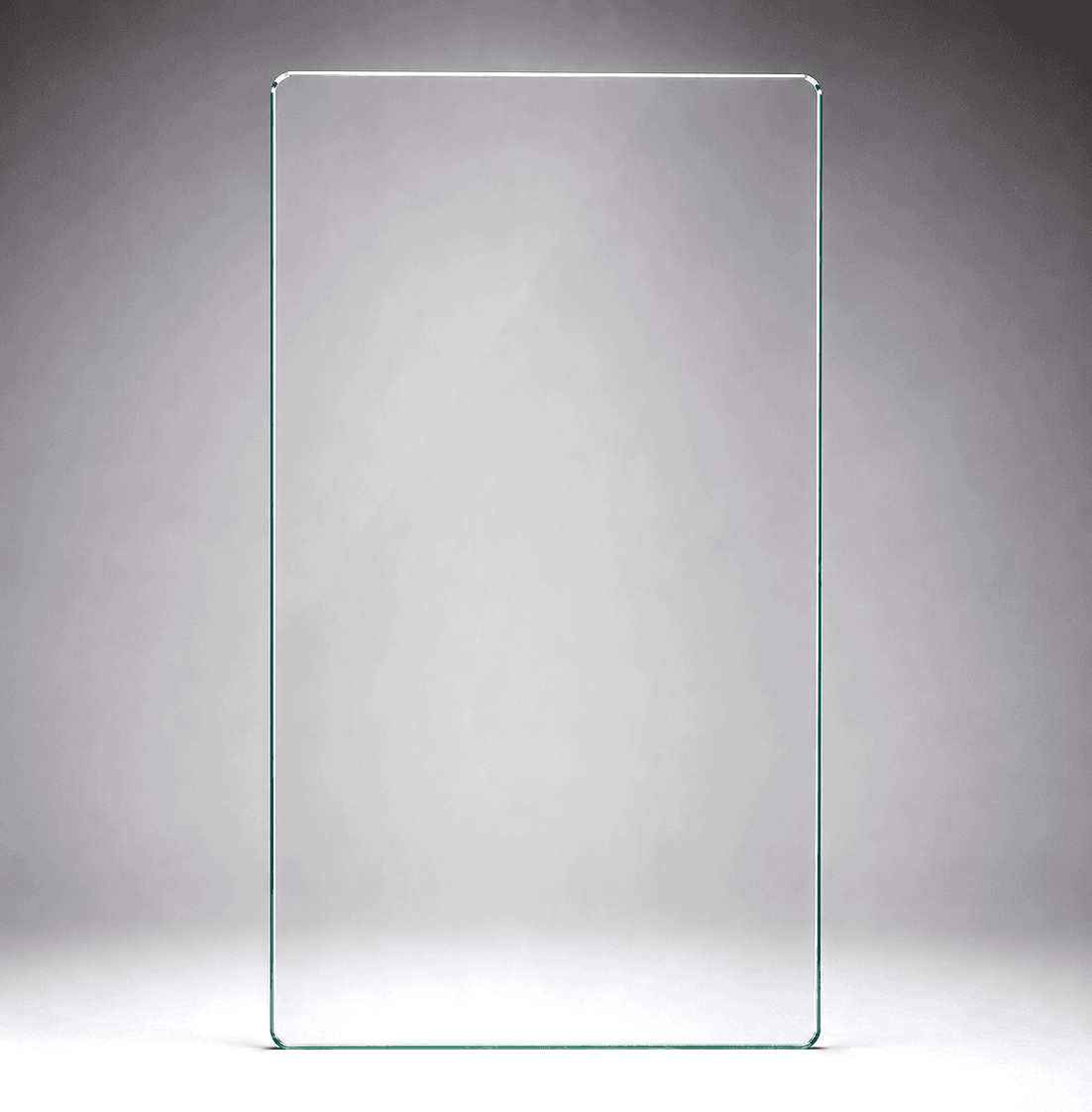 Standard 12mm toughened glass frameless pool fence panel, 650mm wide x 1200H, common short-span panel.
