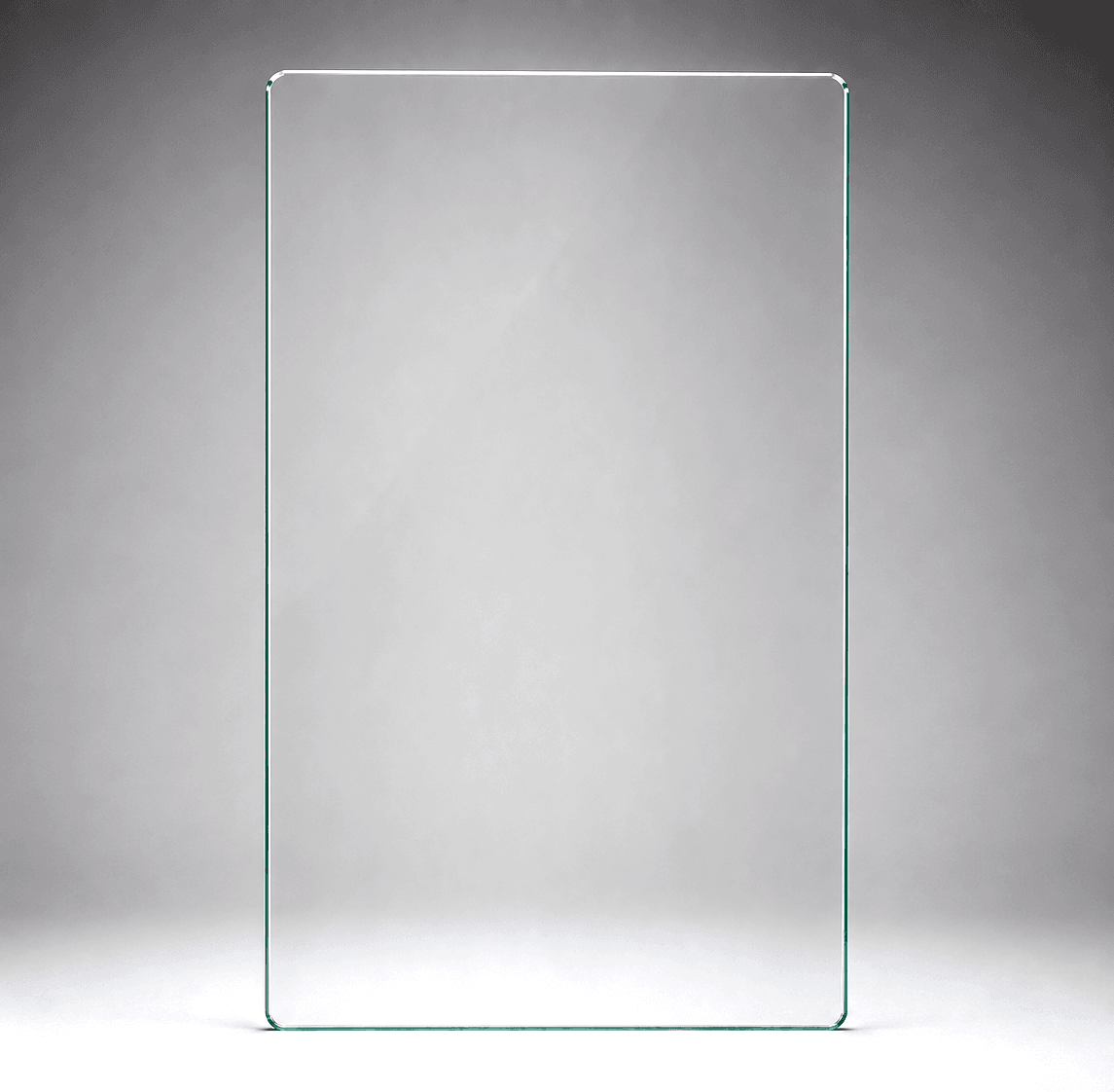 Standard 12mm toughened glass frameless pool fence panel, 700mm wide x 1200H, common short-span panel.