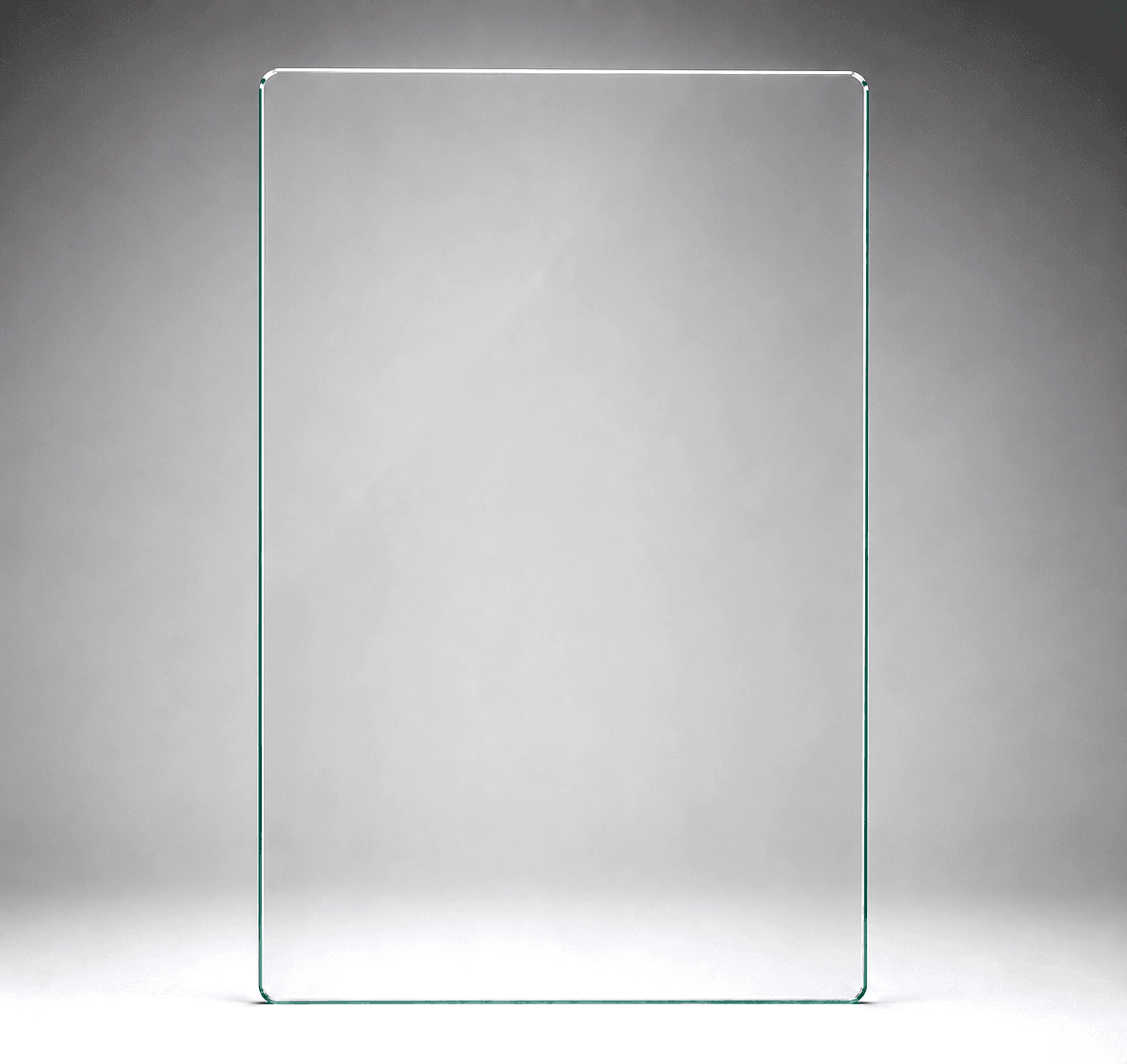 Standard 12mm toughened glass frameless pool fence panel, 750mm wide x 1200H, common short-span panel.
