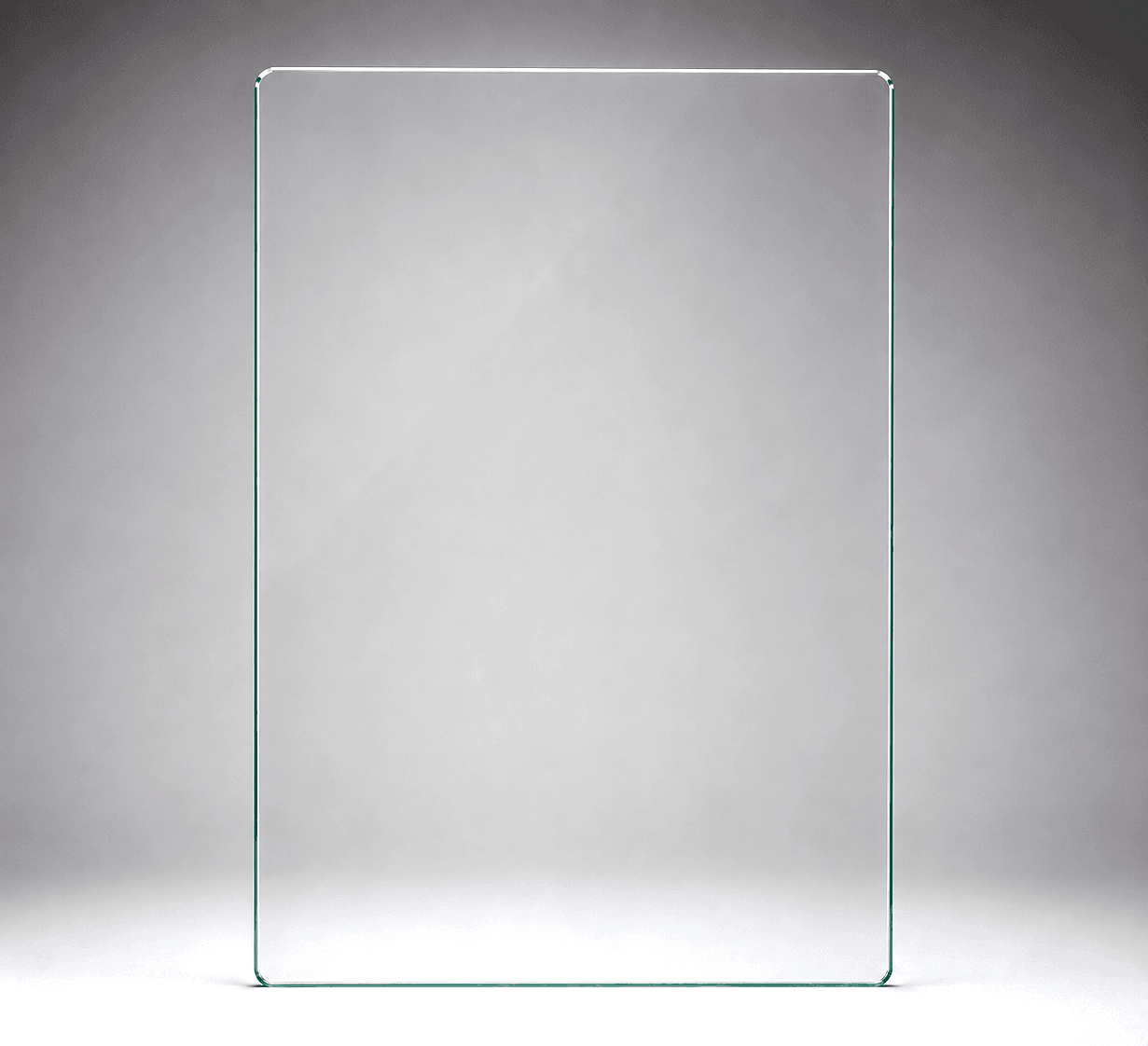 Standard 12mm toughened glass frameless pool fence panel, 800mm wide x 1200H, common short-span panel.