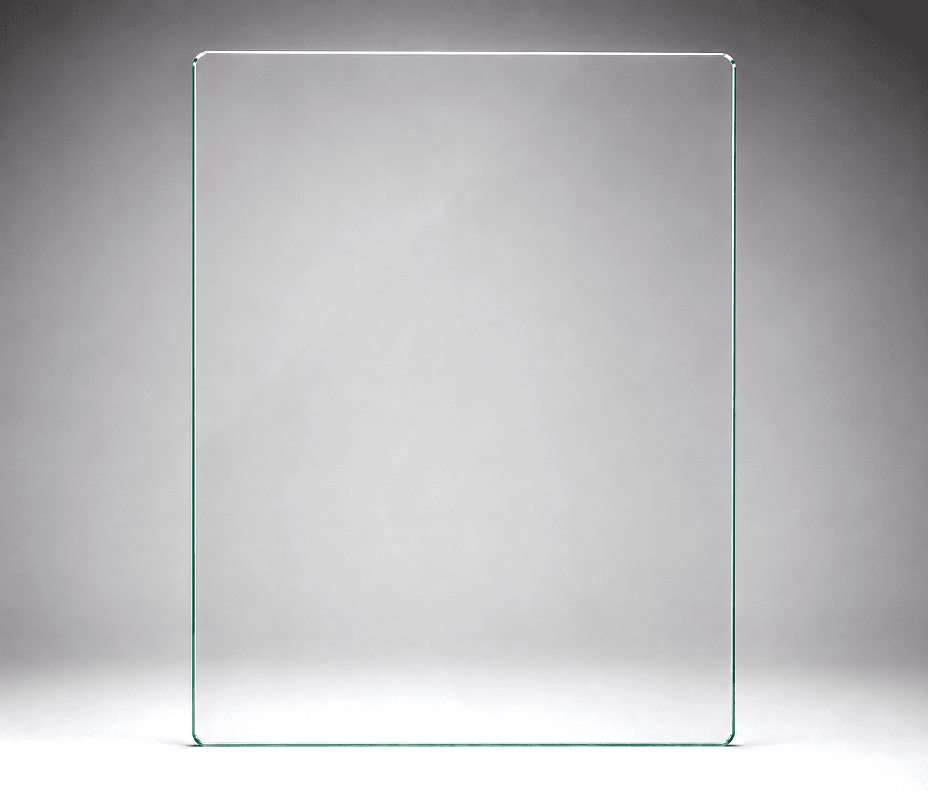 Standard 12mm toughened glass frameless pool fence panel, 900mm wide x 1200H, common mid-size panel.