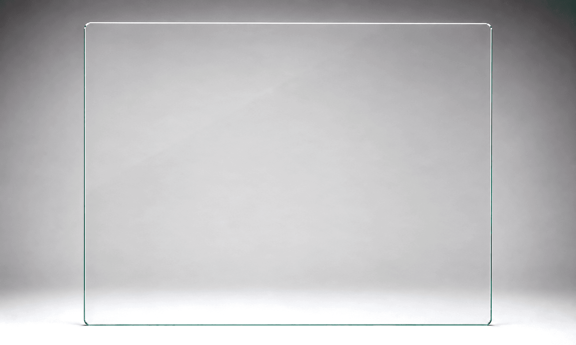 Standard 12mm toughened glass frameless pool fence panel, 1550mm wide x 1200H, long-span panel.