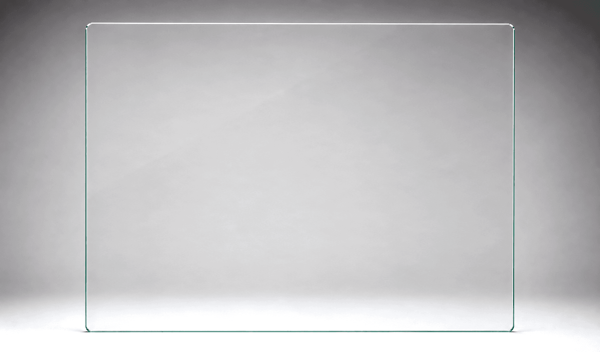 Standard 12mm toughened glass frameless pool fence panel, 1600mm wide x 1200H, long-span panel.