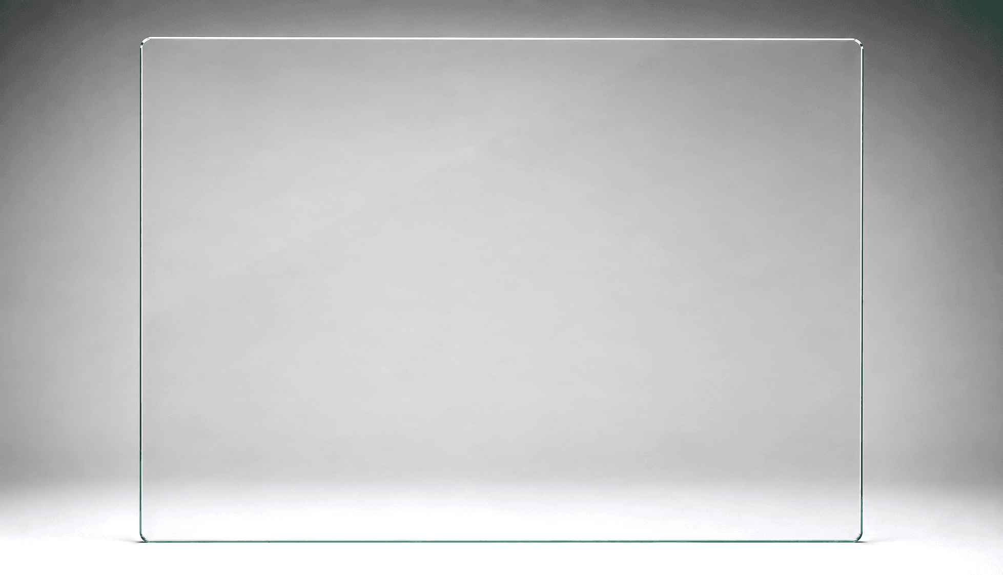 Standard 12mm toughened glass frameless pool fence panel, 1650mm wide x 1200H, long-span panel.