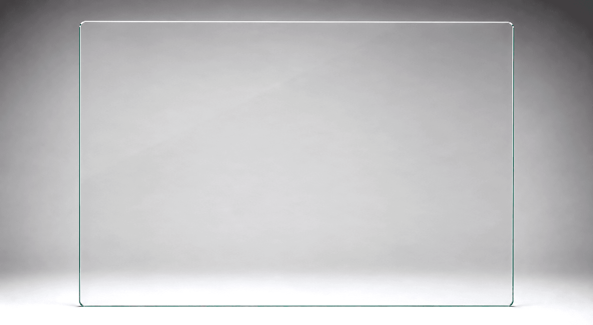 Standard 12mm toughened glass frameless pool fence panel, 1750mm wide x 1200H, long-span panel.
