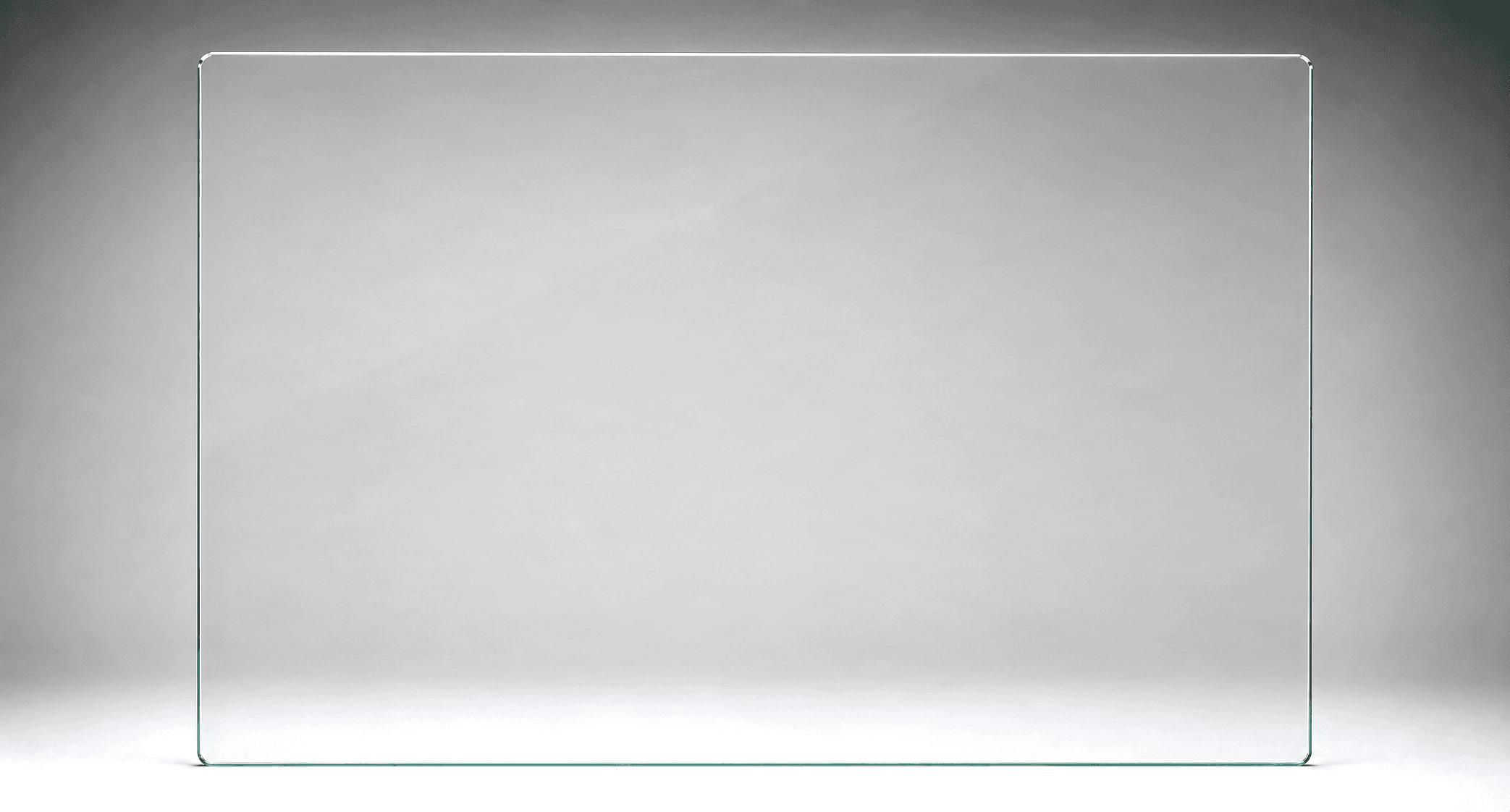 Standard 12mm toughened glass frameless pool fence panel, 1800mm wide x 1200H, long-span panel.