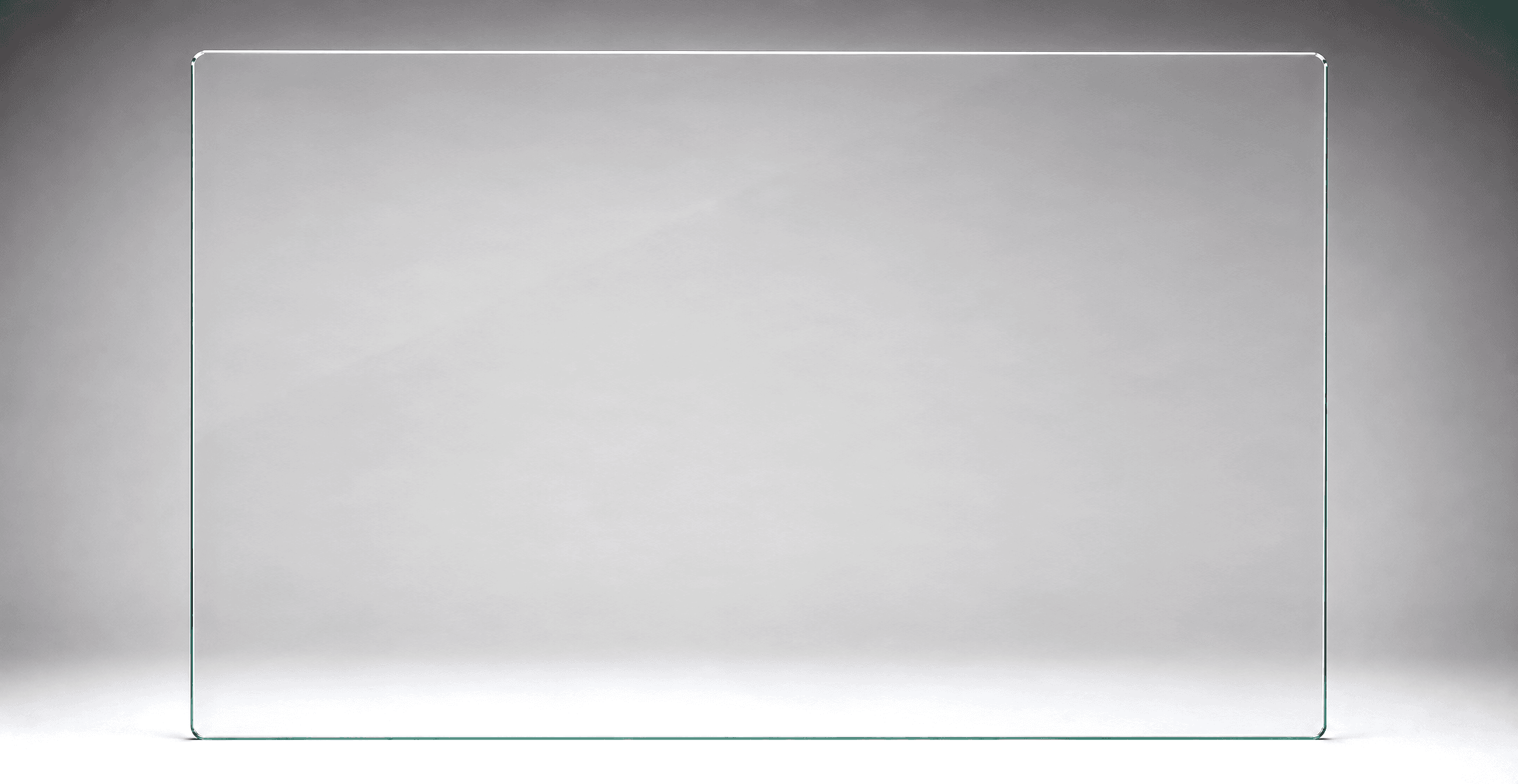 Standard 12mm toughened glass frameless pool fence panel, 1900mm wide x 1200H, long-span panel.