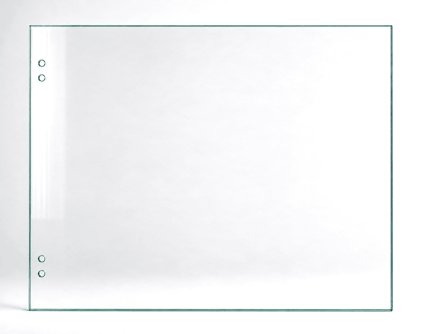 Master Range 12mm toughened glass hinge panel, 1500mm wide x 1200H, takes a Master Range 8mm gate on spring (non soft-close) hinges; secure top opposite gate with a wall glass clip.