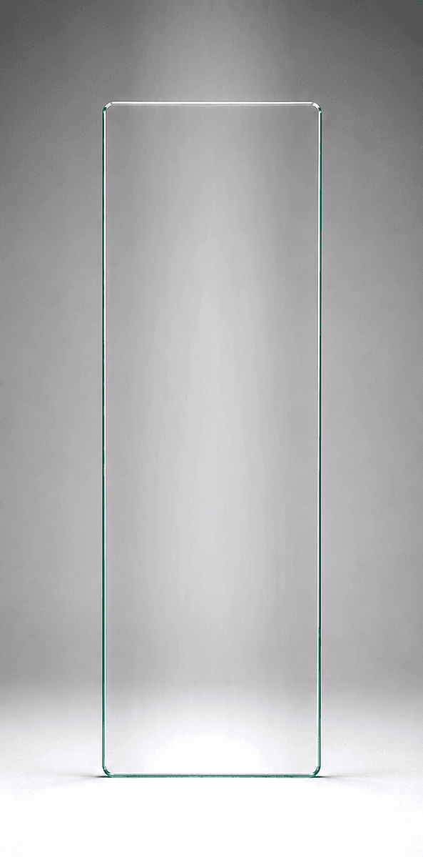 SUMMIT frameless balustrade glass panel, 300mm W x 970mm H - sized for SUMMIT spigots that bring the install up to NCC 1m height.