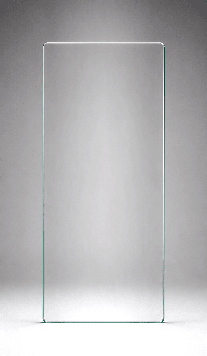 SUMMIT frameless balustrade glass panel, 400mm W x 970mm H - sized for SUMMIT spigots that bring the install up to NCC 1m height.