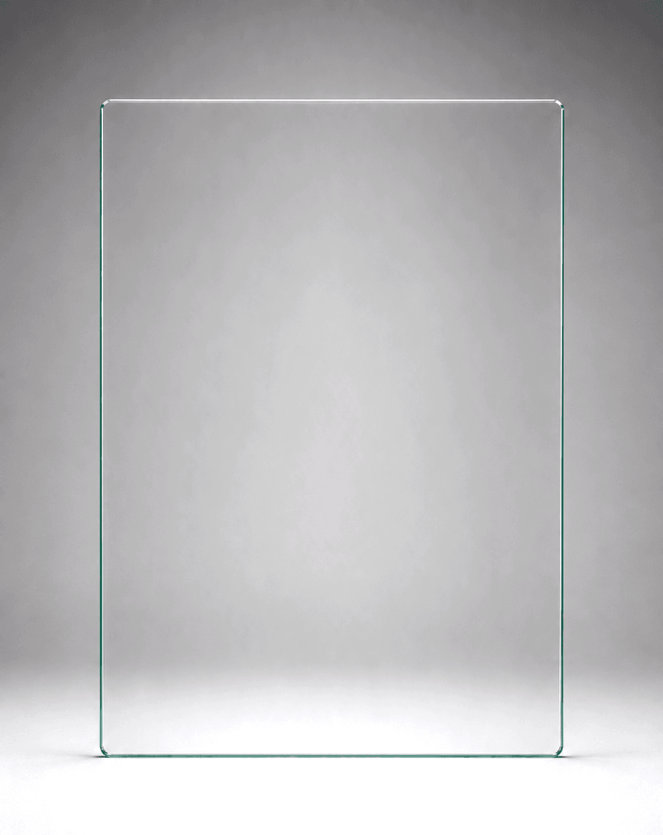 SUMMIT frameless balustrade glass panel, 650mm W x 970mm H - sized for SUMMIT spigots that bring the install up to NCC 1m height.