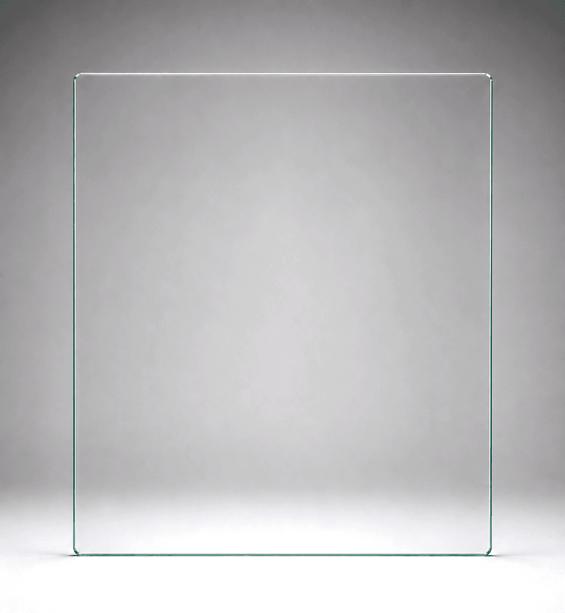 SUMMIT frameless balustrade glass panel, 800mm W x 970mm H - sized for SUMMIT spigots that bring the install up to NCC 1m height.