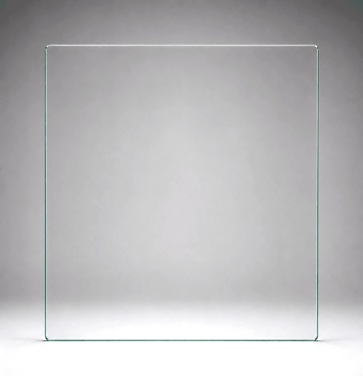 SUMMIT frameless balustrade glass panel, 850mm W x 970mm H - sized for SUMMIT spigots that bring the install up to NCC 1m height.
