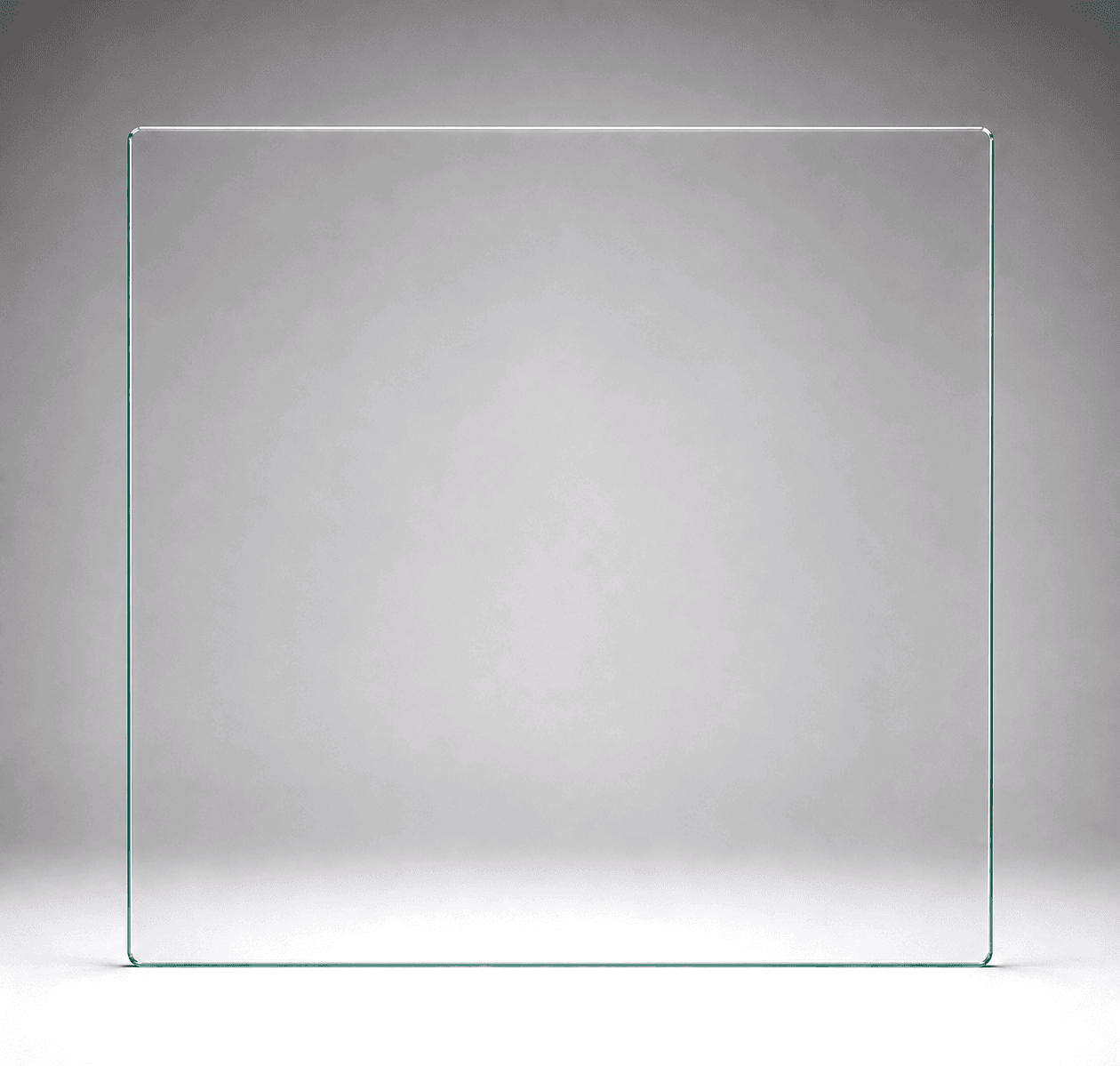 SUMMIT frameless balustrade glass panel, 950mm W x 970mm H - sized for SUMMIT spigots that bring the install up to NCC 1m height.