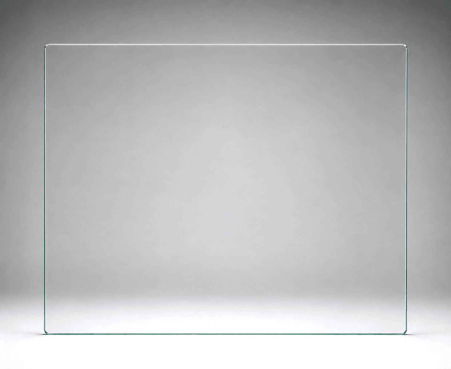 SUMMIT frameless balustrade glass panel, 1150mm W x 970mm H - sized for SUMMIT spigots that bring the install up to NCC 1m height.