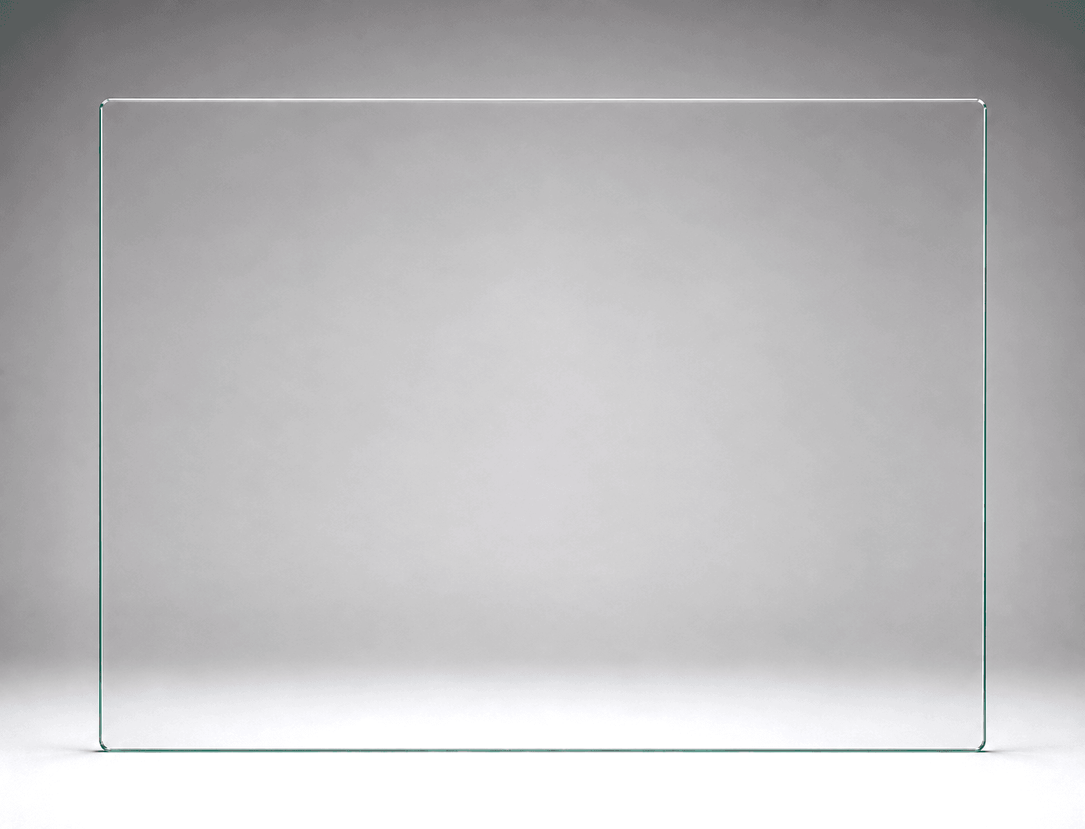 SUMMIT frameless balustrade glass panel, 1250mm W x 970mm H - sized for SUMMIT spigots that bring the install up to NCC 1m height.