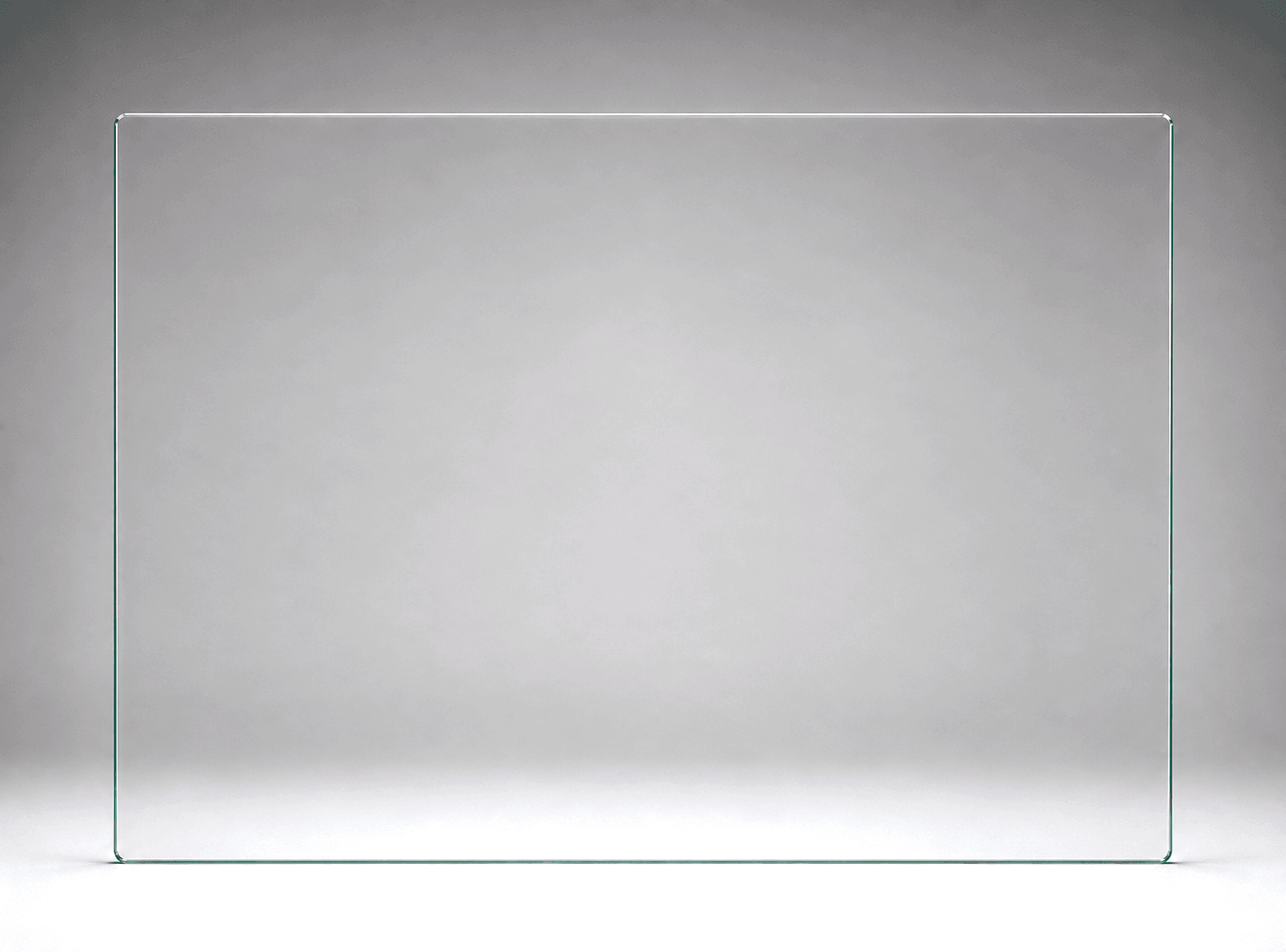 SUMMIT frameless balustrade glass panel, 1300mm W x 970mm H - sized for SUMMIT spigots that bring the install up to NCC 1m height.