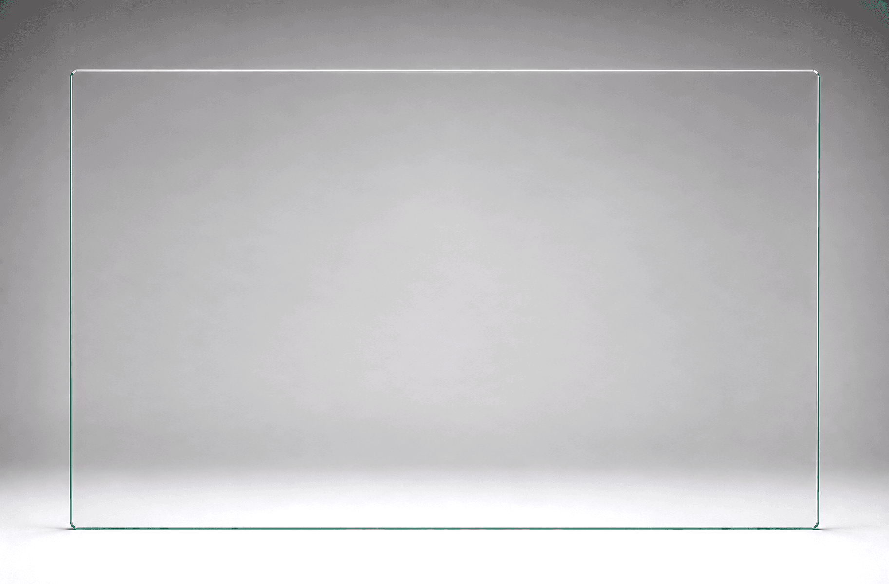 SUMMIT frameless balustrade glass panel, 1500mm W x 970mm H - sized for SUMMIT spigots that bring the install up to NCC 1m height.